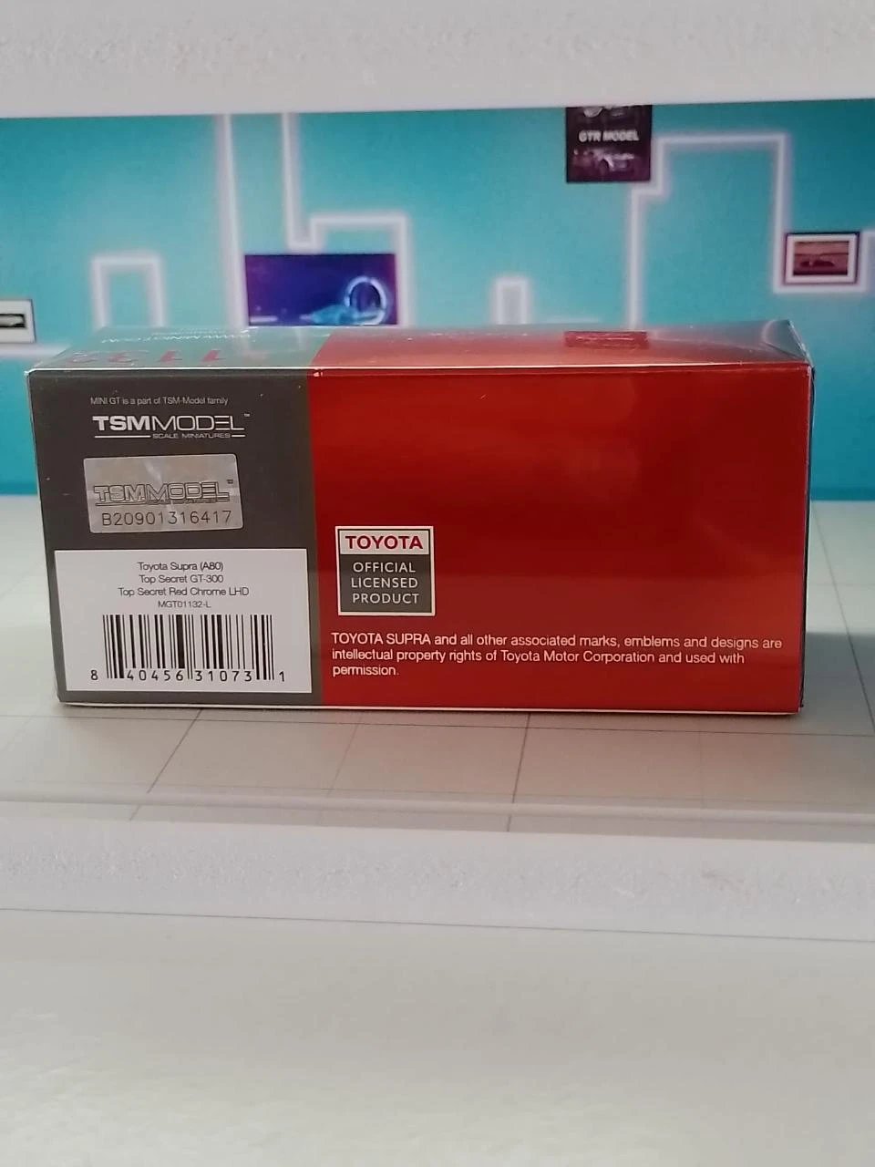 Mini GT 1/64 MGT1132 Toyota Supra (A80) Top Secret GT-300 Top Secret Red Chrome – photo 3